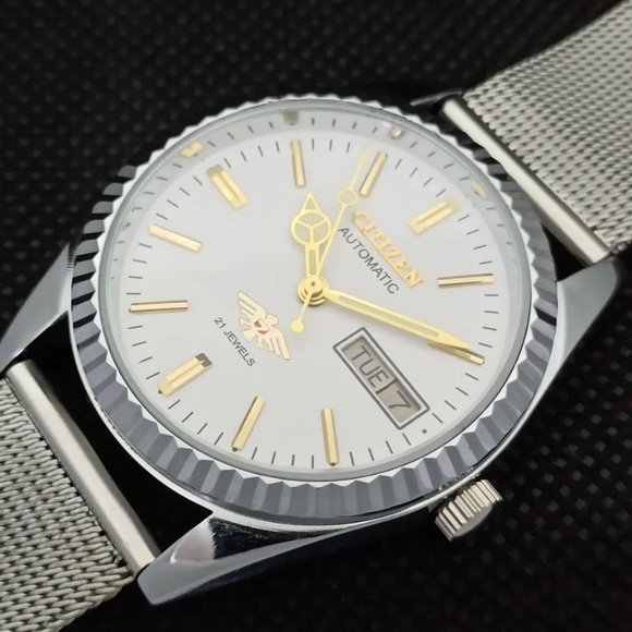 Citizen Other - Vintage 1976 Citizen Automatic Men’s Silver/Gold Watch W/DayDate & 21 jewels